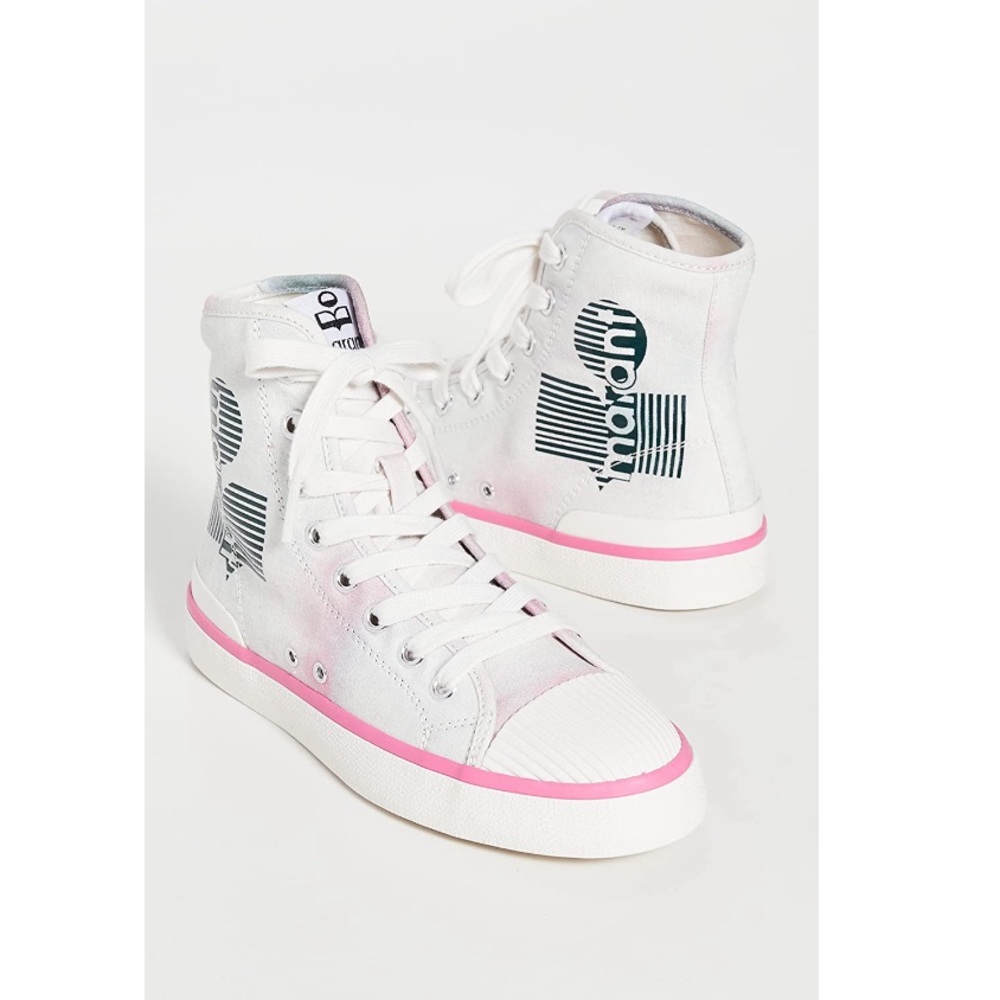 Isabelle Marant High Top Tie Dye Sneakers